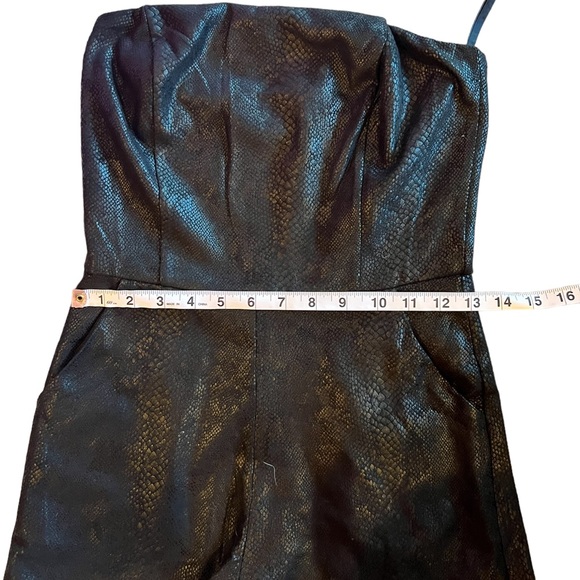 NWT Sophie & Kate Snake Skin Strapless Romper - Picture 10 of 11